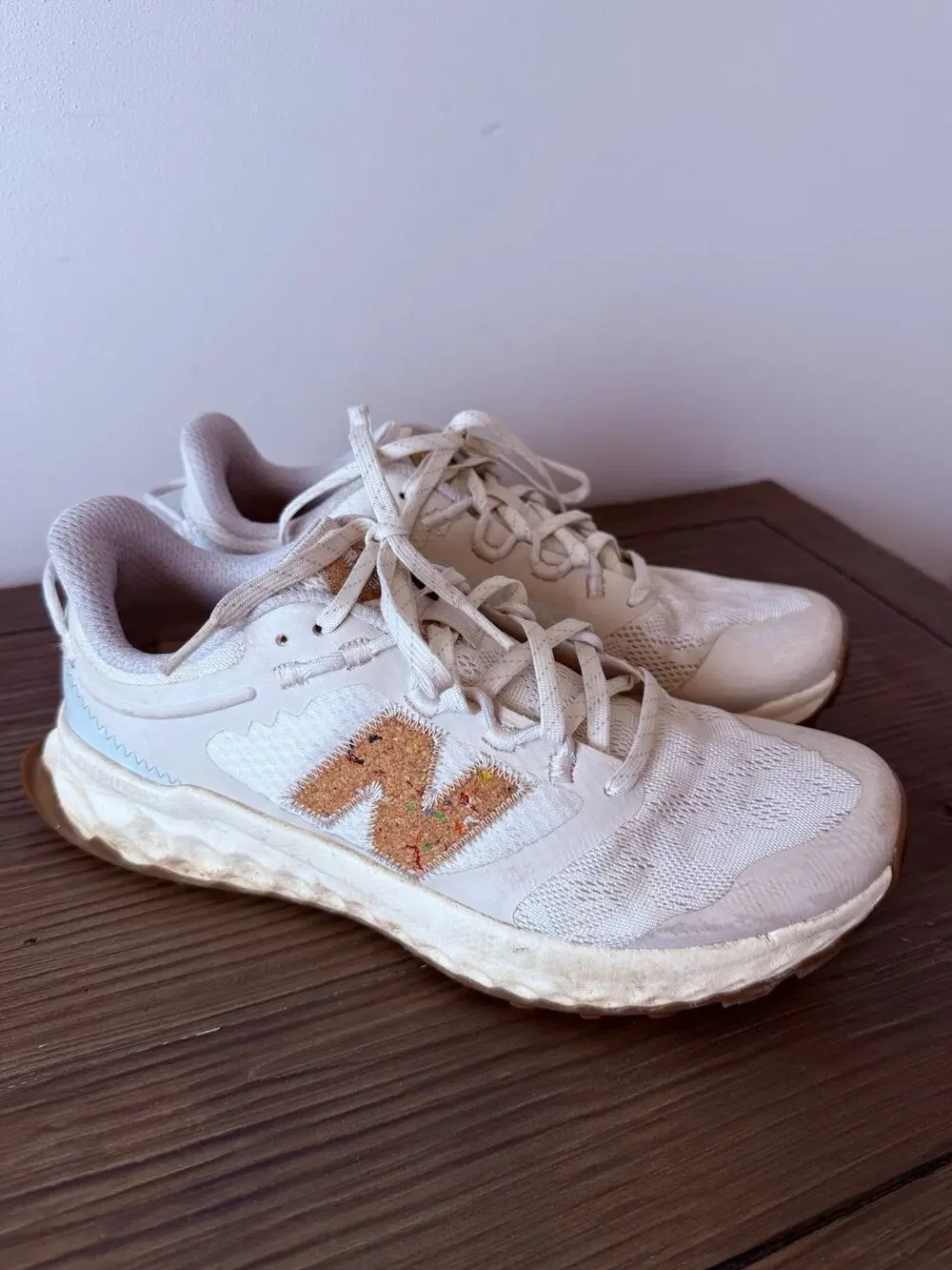 New Balance Fresh Foam Garoe Shoes Womens Sz 10 Sea Salt Linen Mesh Sneaker
